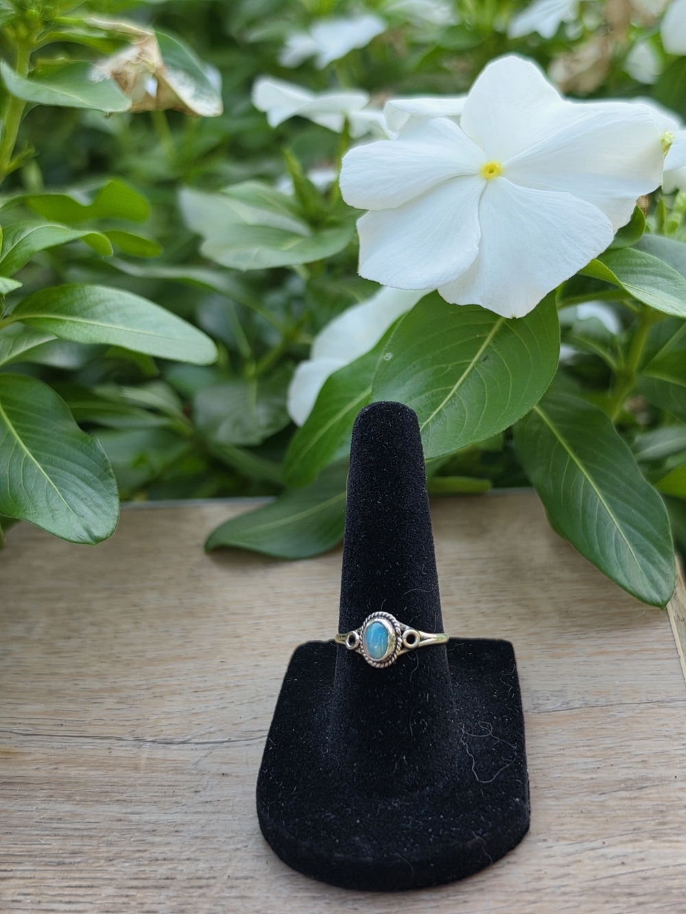 Sterling Silver moonstone ring size 5.5